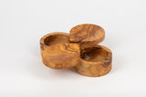 Olivewood Double Spices & Salt and Pepper Container