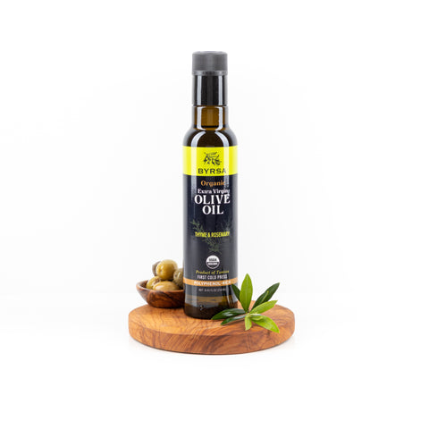 BYRSA Ultra Polyphenols-Rich (1872mg/Kg) Olive Oil Thyme & Rosemary 250ML 2024 Harvest coming soon