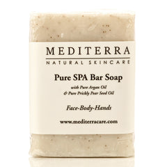 MEDITERRA Pure SPA Bar Soap: Argan Oil & Prickly Pear Seed Oil - Mediterra 