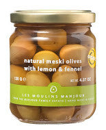 Meski Olives with Lemon & Fennel - Mediterra 